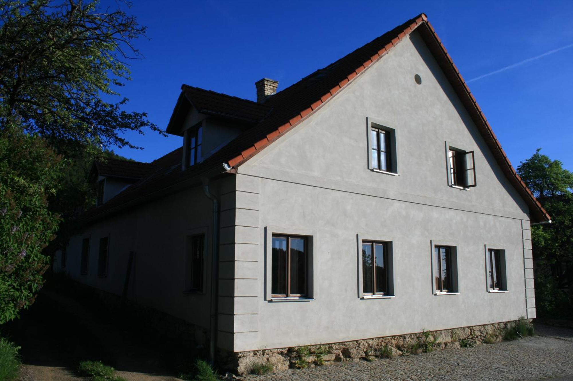 Chalupa Hojna Voda Horní Stropnice Buitenkant foto